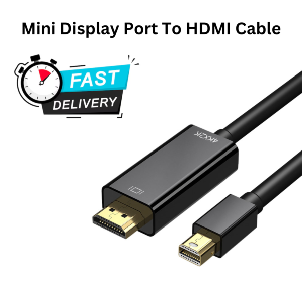 Mini DisplayPort to HDMI Cable – High-Definition Video & Audio Adapter - Image 2