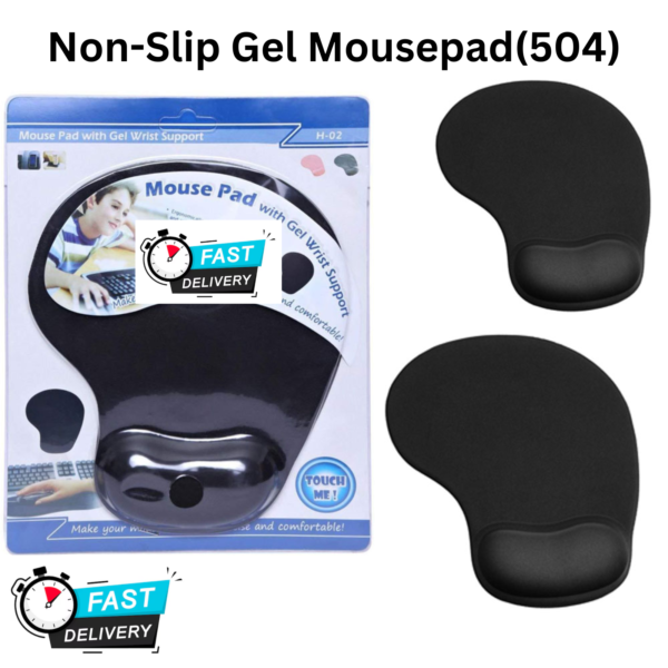 Non-Slip Gel Mousepad (504) – Ultimate Comfort & Precision - Image 2