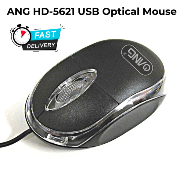 ANG HD-5621 Wired Optical Mouse – Precision & Comfort