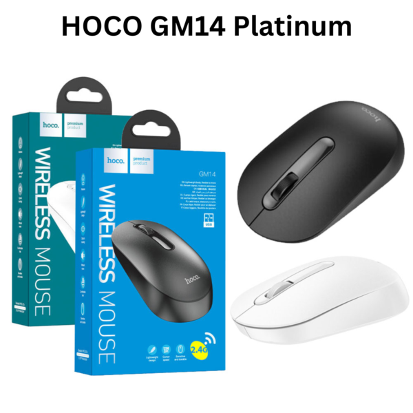 HOCO "GM14 Platinum" 2.4GHz Business Wireless Mouse - Image 2