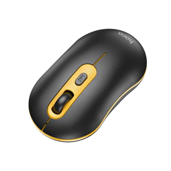 HOCO "GM21 Platinum" 2.4G Business Wireless Mouse – Black - Image 3