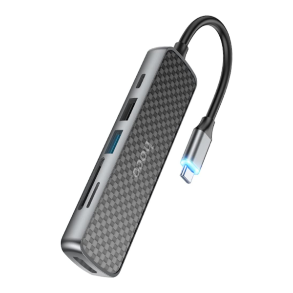 HOCO "HB24 Easy Display Type-C Multifunction Adapter – Ultimate Connectivity S - Image 4