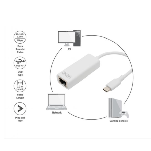 Type-C Ethernet Adapter – High-Speed Wired Connectivity - Image 6