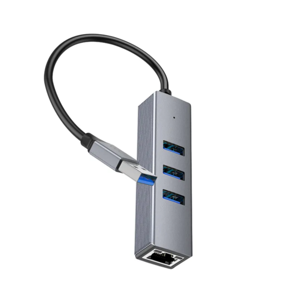 HOCO HB34 Easy Link, Type-C to USB3.0 & Gigabit Ethernet Adapter - Image 7