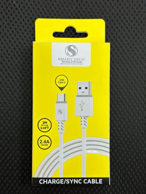USB to Type C Charging Charge Cable 2M – Fast Charging & Data Transfer Wire