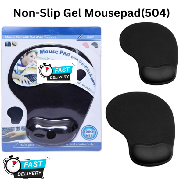 Non-Slip Gel Mousepad (504) – Ultimate Comfort & Precision