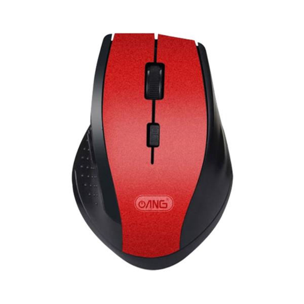 ANG W-7300 Wireless Mouse – Comfort & Precision (Red)