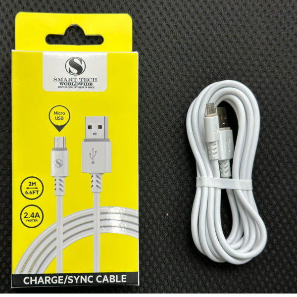 USB to Micro USB Cable 2M Fast Charging Data Transfer Sync data Wire Cord